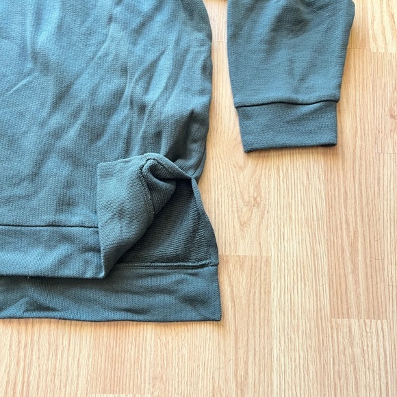 NWT Michael by Michael Kors Olive Green Hooded Sweater - Picture 6 of 6